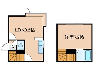 エスコ－ト美園中央の物件間取画像